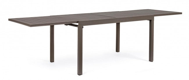 Tavolo Allungabile da Giardino 135-270x90x75h cm Pelagius Coffee