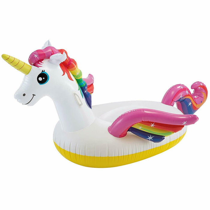 Unicorno Gonfiabile Galleggiante Cavalcabile Giochi Piscina Mare Intex 57561