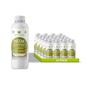 SYMBIOETHICAL - NEEM, 500ml x 20pz, Emulsione Idrosolubile a Base di Olio di Neem per Piante, Concentrato a Uso Botanico, 100% Vegetale, Made in Italy