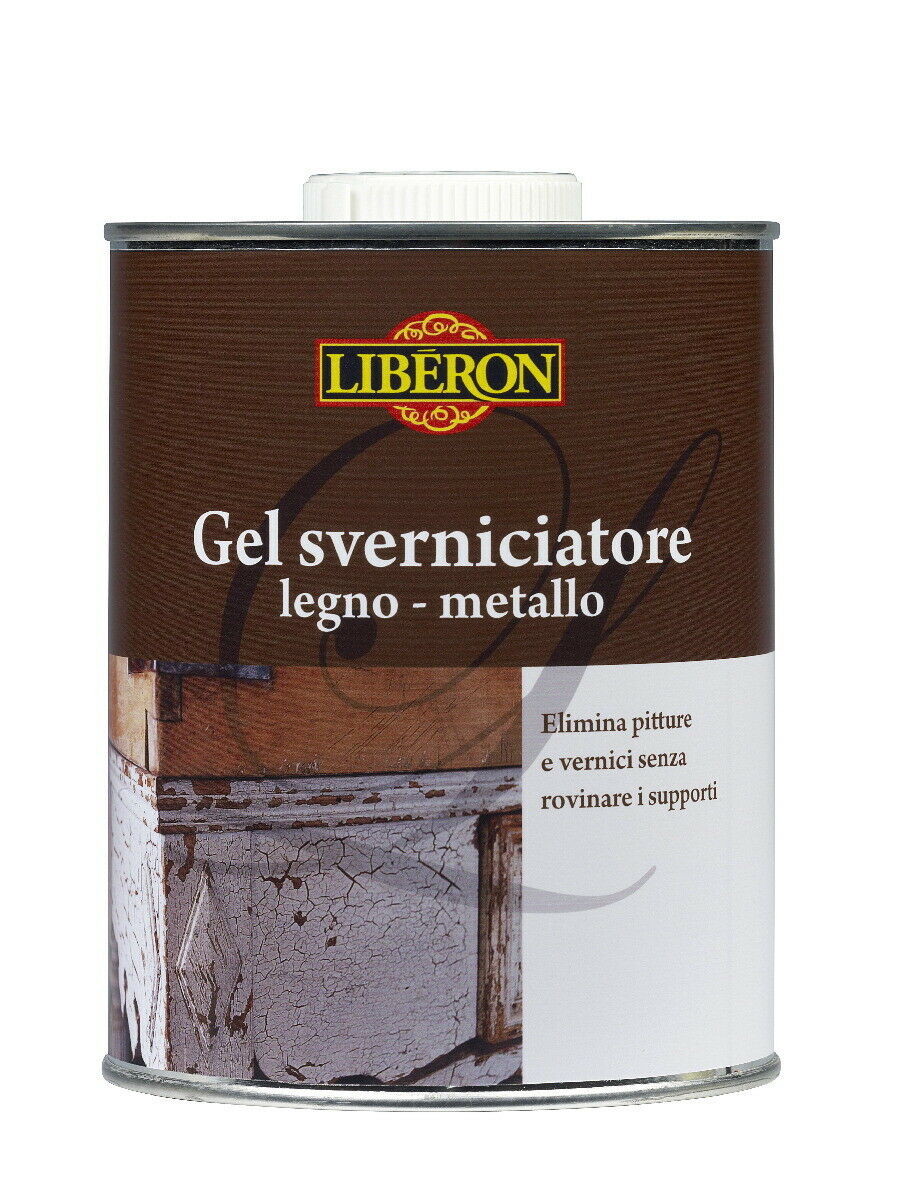 Liberon Gel Sverniciatore per Legno e Metallo Elimina Pitture Vernici Vecchie Formato: 500 ml