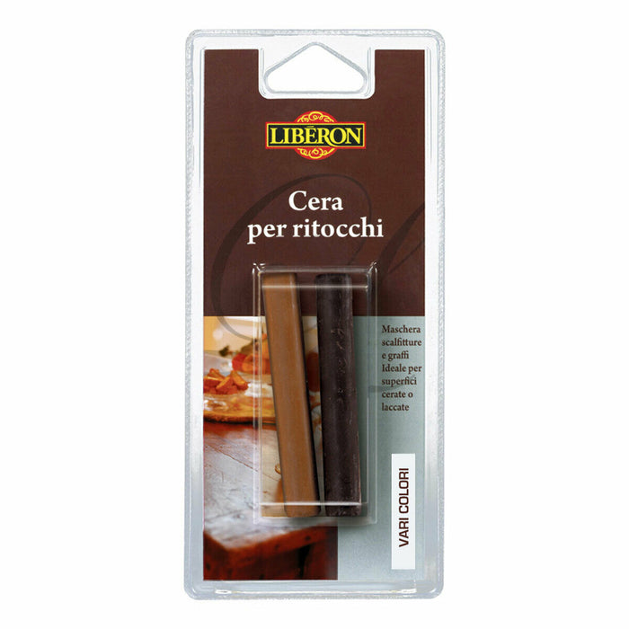 Cera per Ritocchi Riparazione Mobili Eliiminare Graffi Restauro Legno Liberon Colore: Mogano