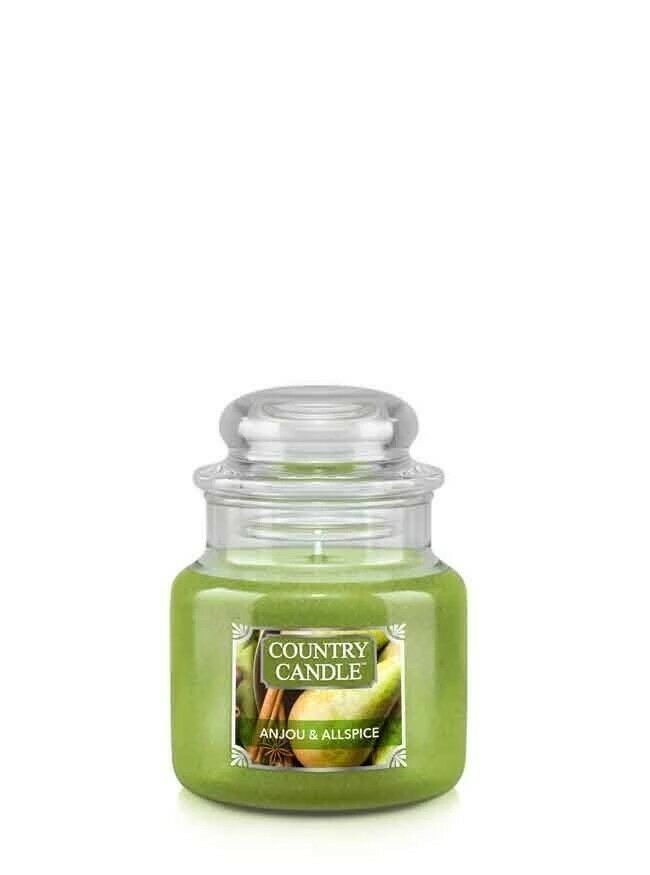 Candela Profumata Country Candle Giara Vetro Stoppino Fragranza Anjou Allspice Formato: Giara Piccola