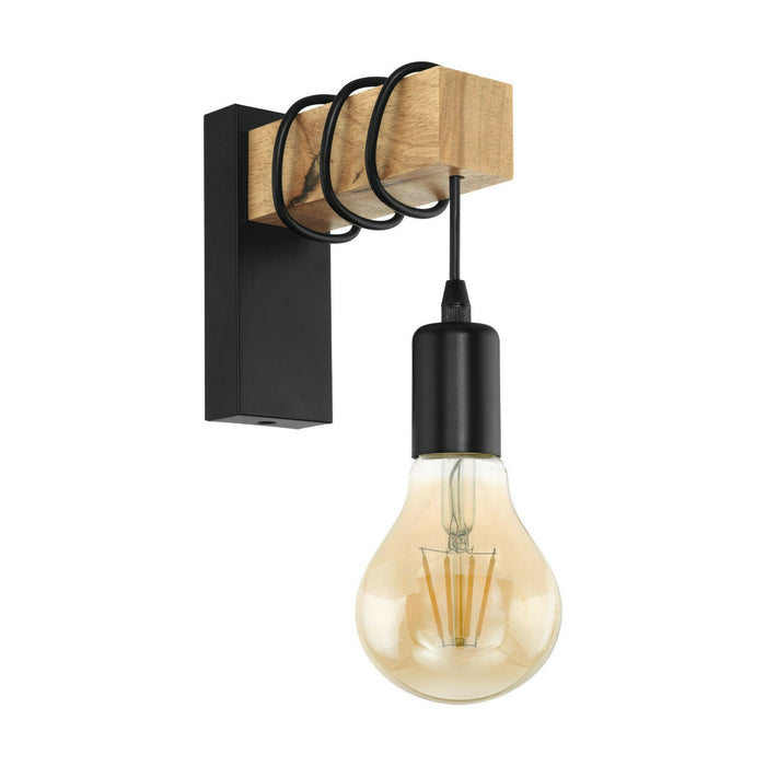 Applique Led E27 Lampada da Parete Illuminazione Interno Townshernd EGLO