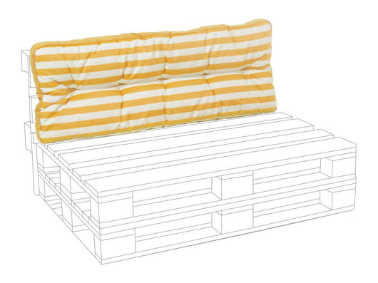 Cuscini per Pallet Seduta e Schienale Divano Cuscino Imbottito Esterno Bizzotto Tipo e Colore: Schienale Giallo