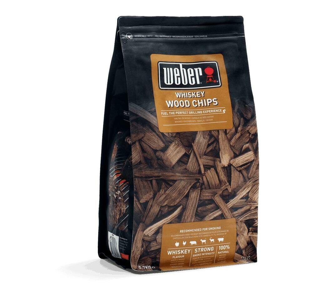 Legna per Affumicatura WEBER Affumicare Carne Barbecue Miscela Chips 0.7 Kg Tipo: Whiskey