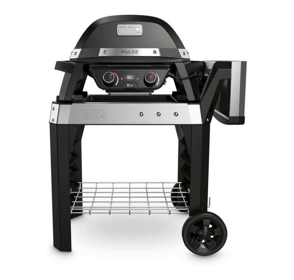 Barbecue elettrico Weber Pulse 2000 con Carrello 2.2 W Doppia Zona Cottura