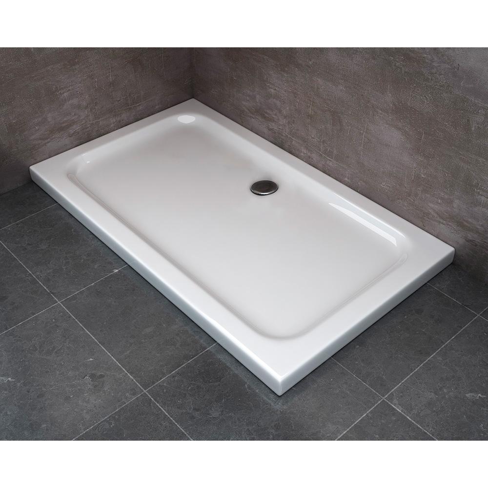 Piatto Doccia Rettangolare H5cm in ABS Rinforzato Bianco 70x90 cm