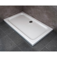 Piatto Doccia 80x120 cm in ABS Rinforzato Easy Bianco