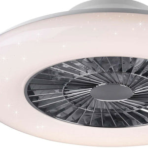 Lampada da Soffitto Led con Ventilatore e Telecomando Plafoniera Glitter Visby