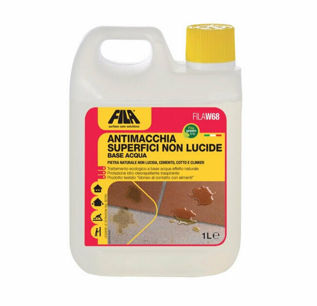 W68 Fila Antimacchia Superfici non Lucide Pietra Cotto Olio Repellente