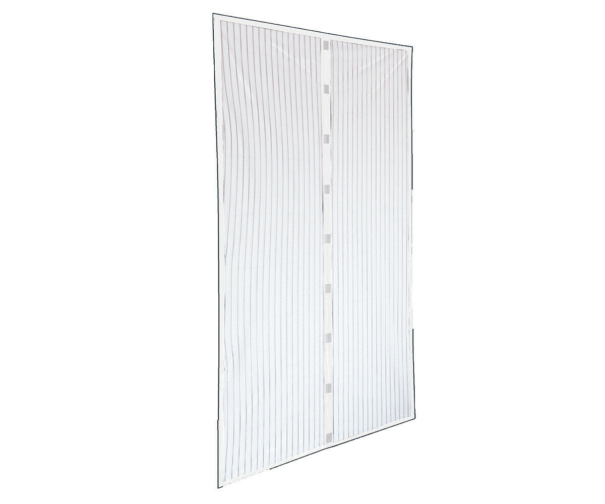 Zanzariera Magnetica Chiusura Magneti Porta Finestra Strappo Calamita 120x240 Colore: Bianco