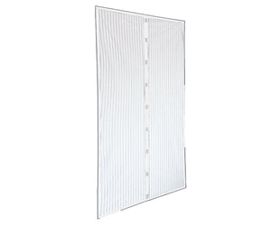 Zanzariera Magnetica Chiusura Magneti Porta Finestra Strappo Calamita 120x240 Colore: Bianco