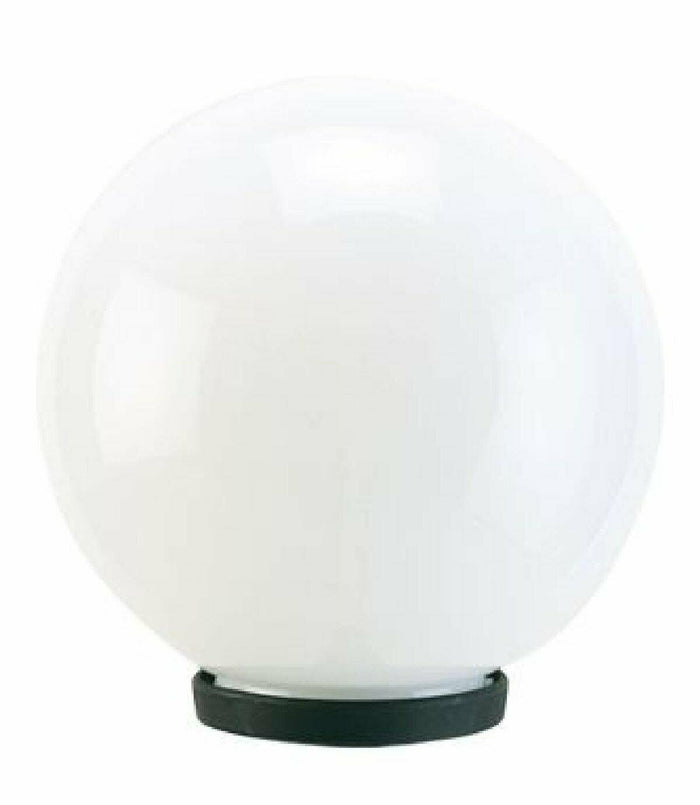 Testa Palo Lampione da Giardino Sfera Globo Illuminazione Esterno E27 Sovil Diametro: 25 cm, Colore: Opale