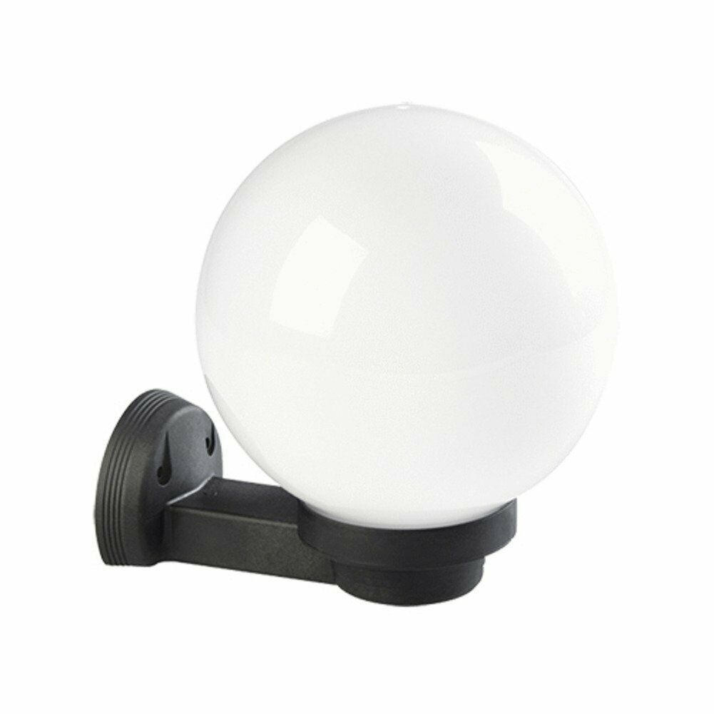 Applique a Braccio Sfera Lampada da Parete Esterno Globo Ø 20 Giardino Sovil Colore: Opale