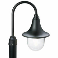 Lampada Testa Palo Lampara Illuminazione Esterno 60 mm E27 Nero Marine Sovil