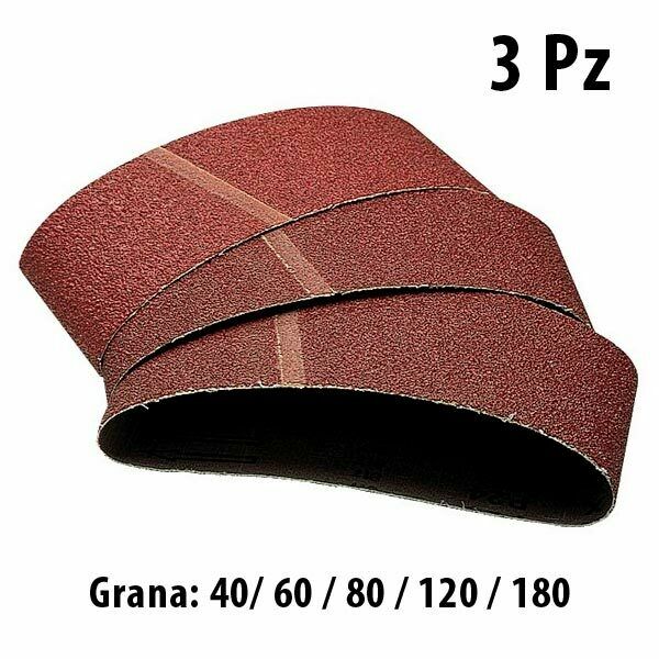 Nastri Tela Abrasivi per Levigatrice a Nastro 75 x 533 Grana Wolfcraft Grana: 80