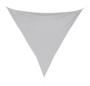 Tenda Ombreggiante Triangolare Vela Parasole Giardino Telo Ombra Sole Poliestere Colore: Grigio, Dimensione: 3,6 x 3,6 Mt