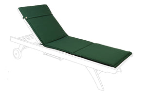 Cuscino Lettino Sedia Sdraio Chaise Longue Esterno Sfoderabile Steamer Bizzotto Colore: Verde Lettino