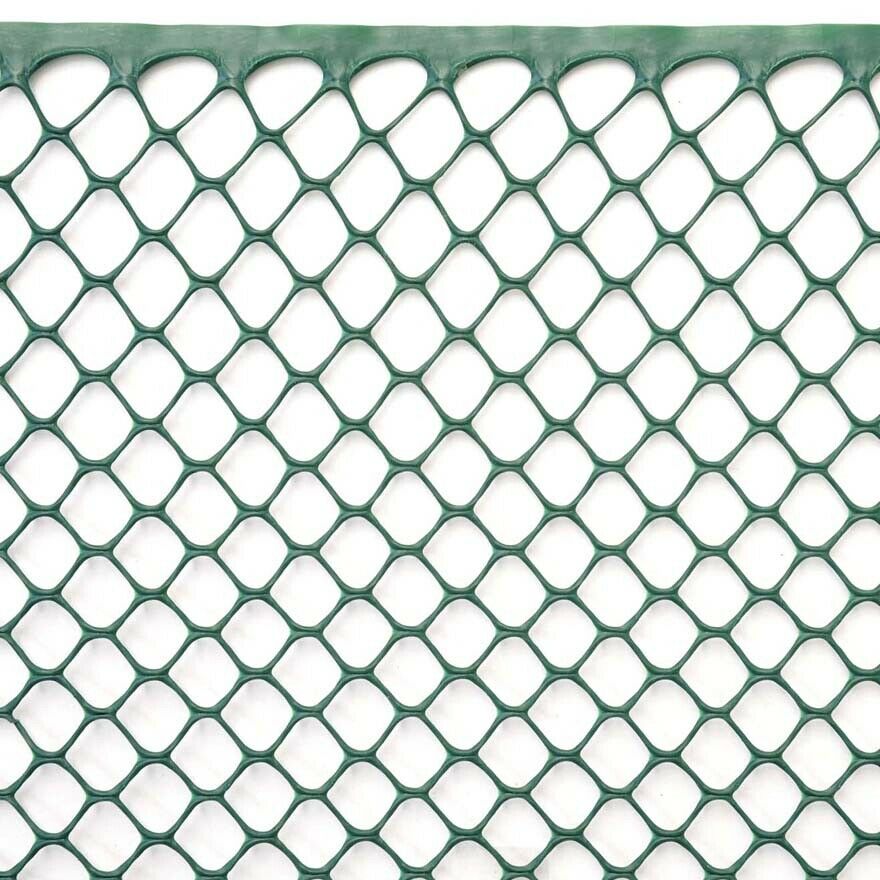 Rete in Plastica Maglia Quadra Esagonale Recinsione Balcone Terrazzi Aiuole 5 mt Misura Maglia: 15 mm Esagonale Verde