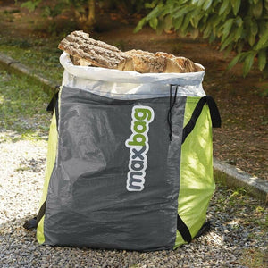 Sacco Raccogli Foglie Erba da Giardino Trasporto Terra Legna Pietre MaxBag 180lt