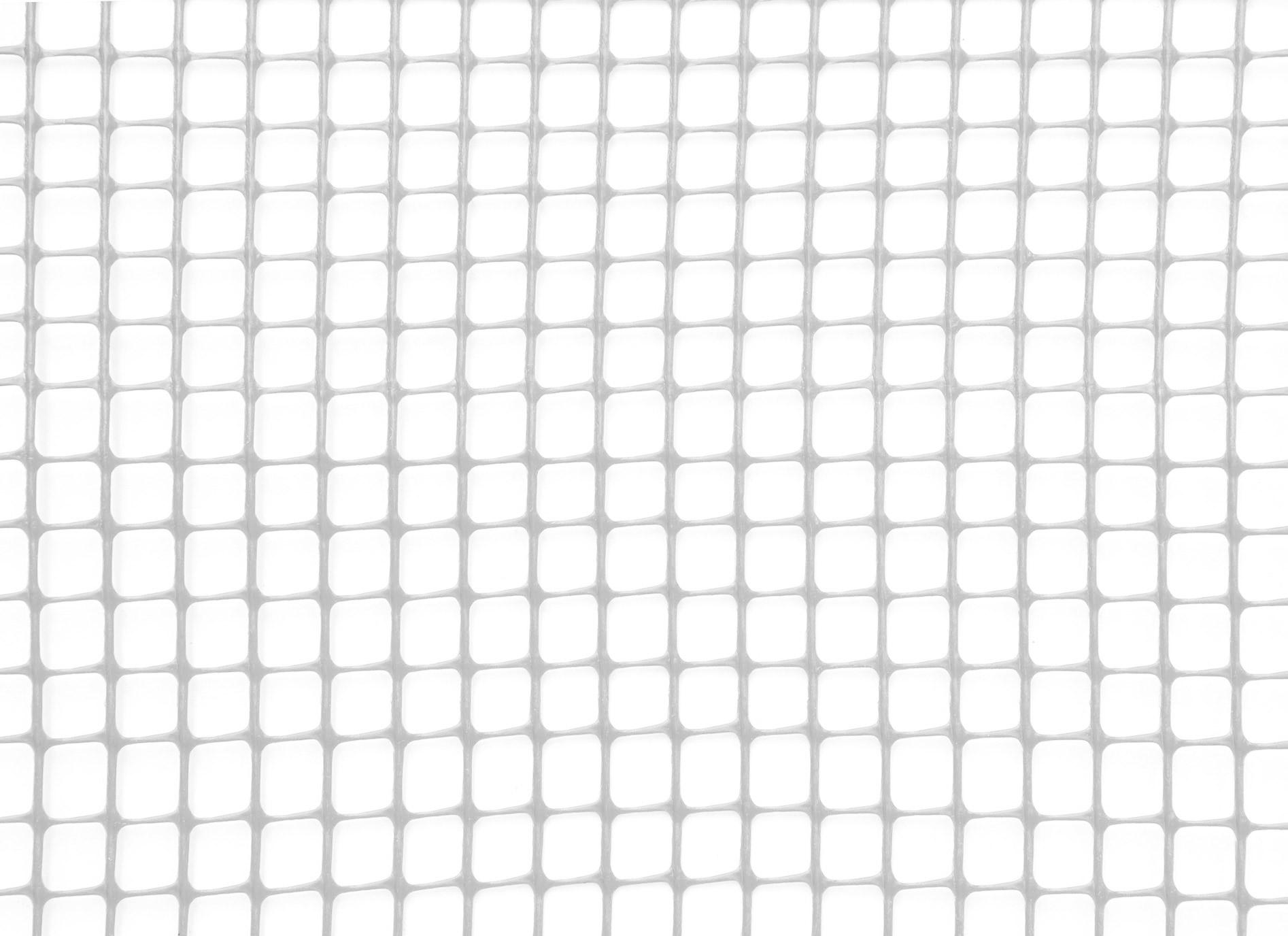 Rete Quadra da Giardino 10mm in Plastica 1x30m Rama Mirror Bianco