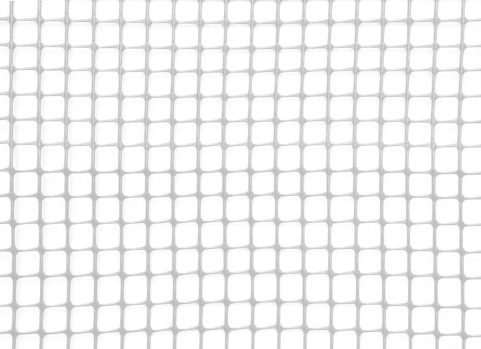 Rete Quadra da Giardino 10mm in Plastica 1x30m Rama Mirror Bianco