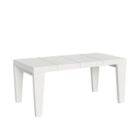 Tavolo da pranzo Allungabile - SPIMBO PREMIUM Dimensioni: 90x130/390, Colore: Bianco Frassino