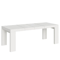 Tavolo da pranzo Allungabile - ROXELL PREMIUM Colore: Bianco Frassino, Dimensioni: 90x160/420