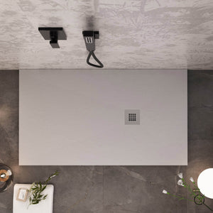 Piatto Doccia 70x90 cm in Pietra Bonussi Everest Grigio Chiaro