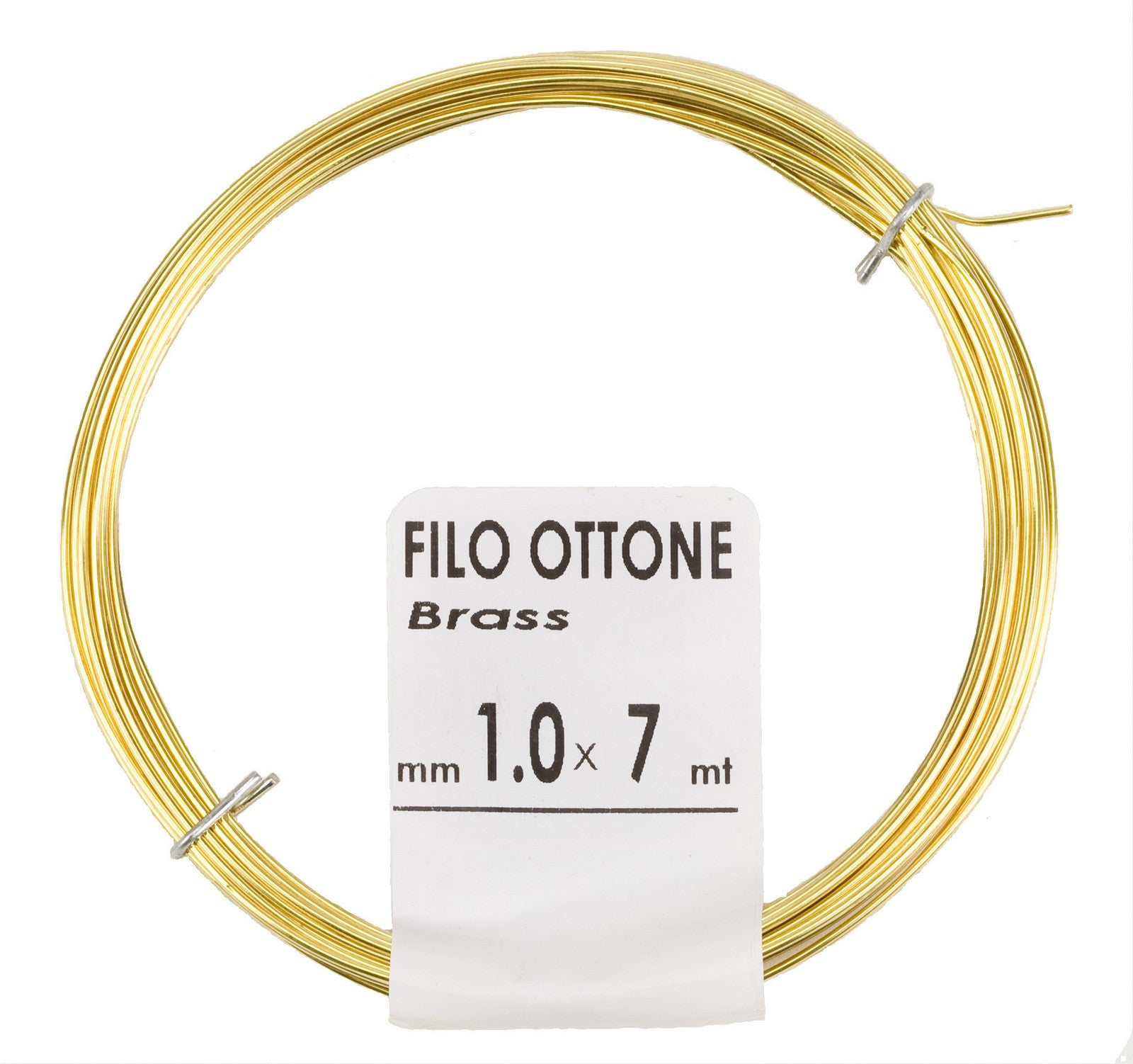 20pz filo ottone diametro mm 0,6 da 20 mt matassina 50 g 15992