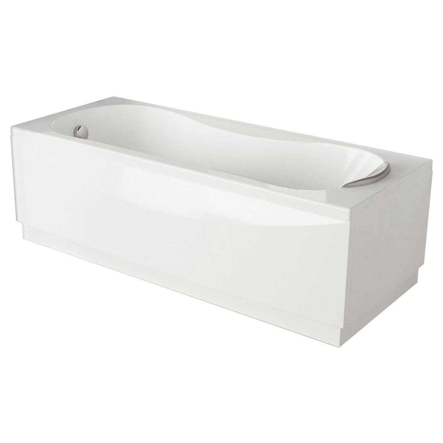 Vasca da bagno rettangolare modello Ninfa cm 160x70