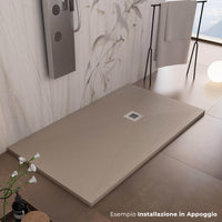 Piatto Doccia 70x170 cm in Pietra Bonussi Everest Moka