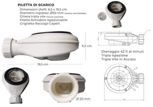 Piatto Doccia 80x200 cm in Pietra Bonussi Makalu Nero