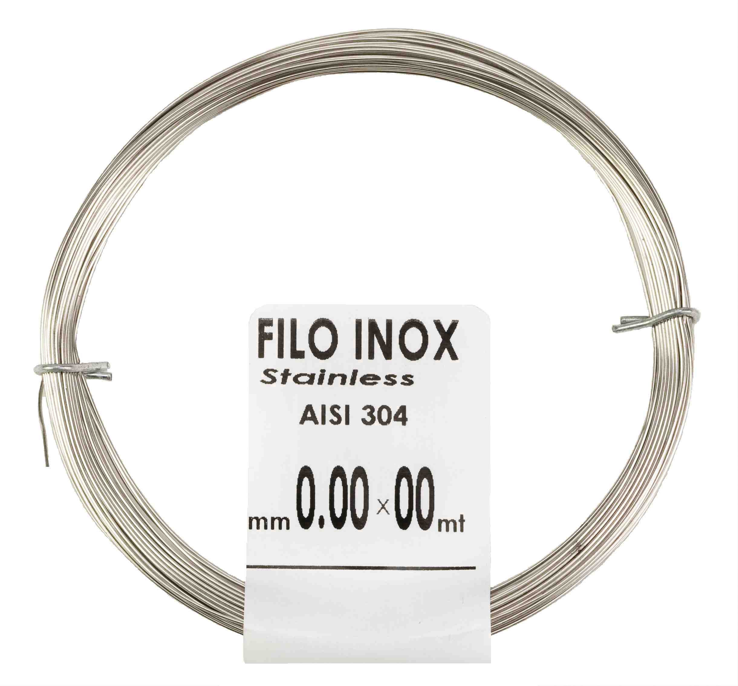 MATASSINA FILO ACCIAIO INOX MM.0,8X10MT. FILOTECNICA PZ 25,0