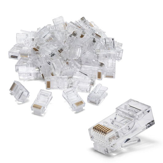 CONNETTORE RJ45 CAT5 UTP (CONF.100 PZ)  CF 1,0