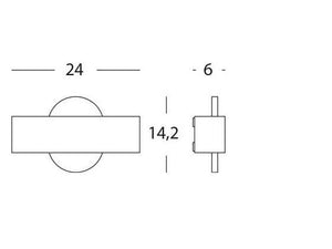 Applique da Esterno a LED 10W Ovale Sovil Dexter Bianco