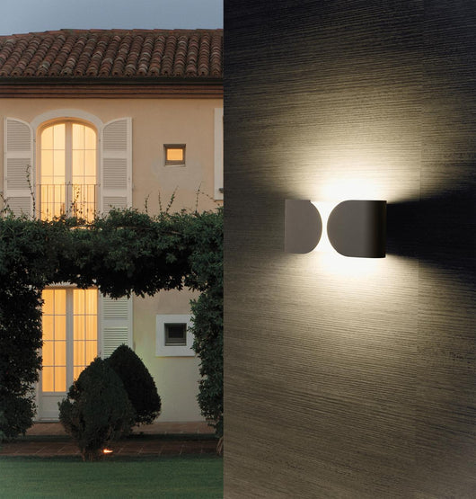 Applique da Esterno a LED 12W Chiusa Sovil Gaia Bianco