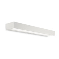 Applique Moderna Cube Metallo Bianco Led 14,5W 3000K Luce Calda