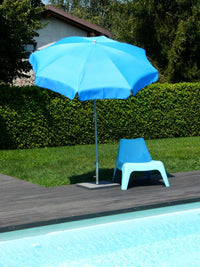 Ombrellone da Giardino in Acciaio Ø200cm Maffei Borgo Blu