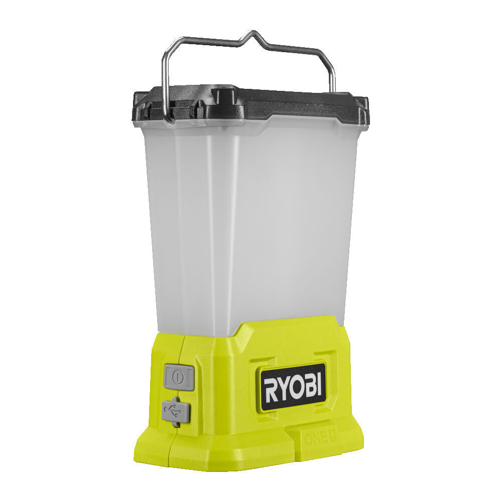 Rll18-0-Lanterna Led 18V Con 3 Impostazioni Di Luminosita', Porta Usb E Lente Opaca 360 Gradi-Senza Batteria-Ryobi