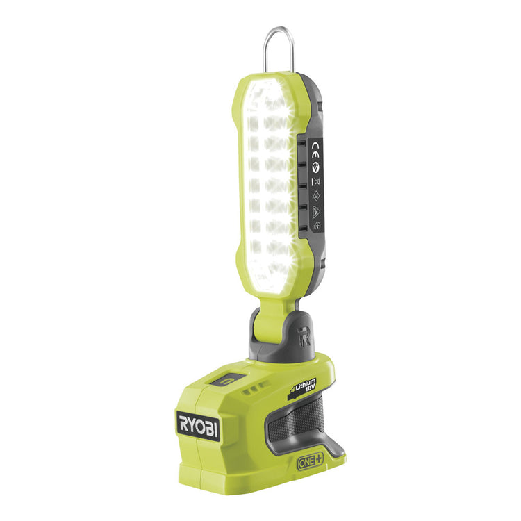 R18Alp-Torcia Per Area Di Lavoro 18V Con 18 Led E Testa Inclinabile E Ruotabile-Senza Batteria-Ryobi