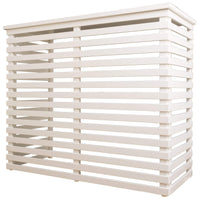 Copri Condizionatore in Legno Fiano Aria Bianco 97x42,5x81,5 cm