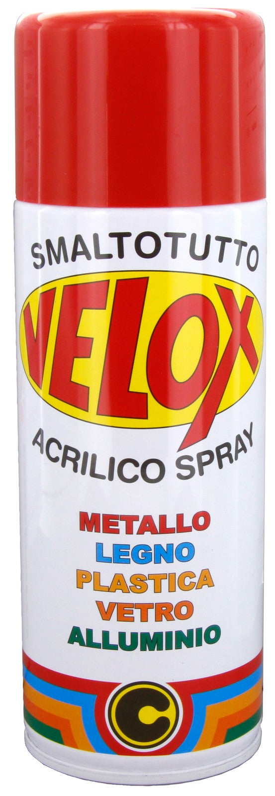 6pz velox spray acrilico rosso traffico ral 3020 16331