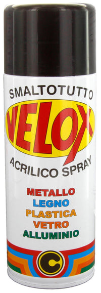 6pz velox spray acrilico nero lucido ral 9005 16344