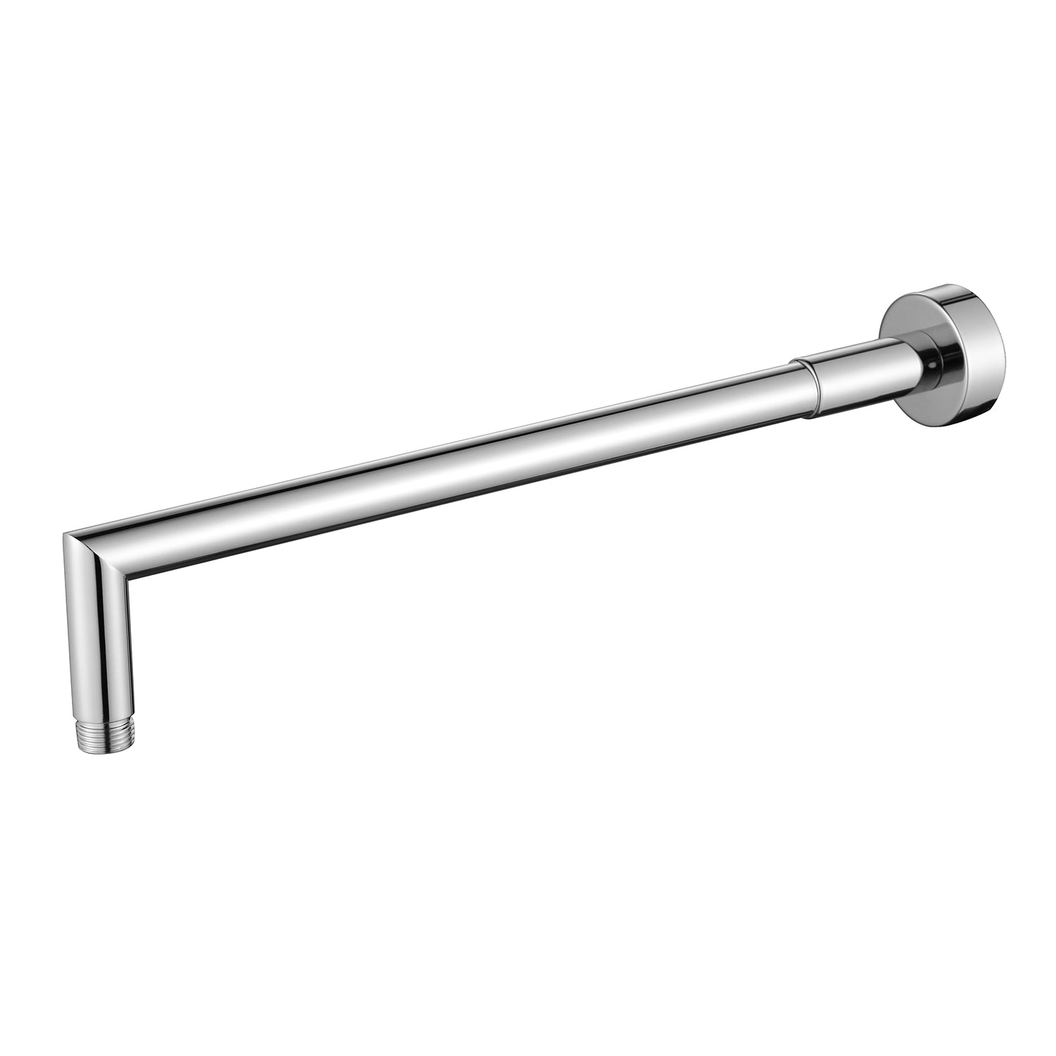 Soffione doccia tondo in acciaio inox diametro 30 cm completo di braccio e ugelli anticalcare