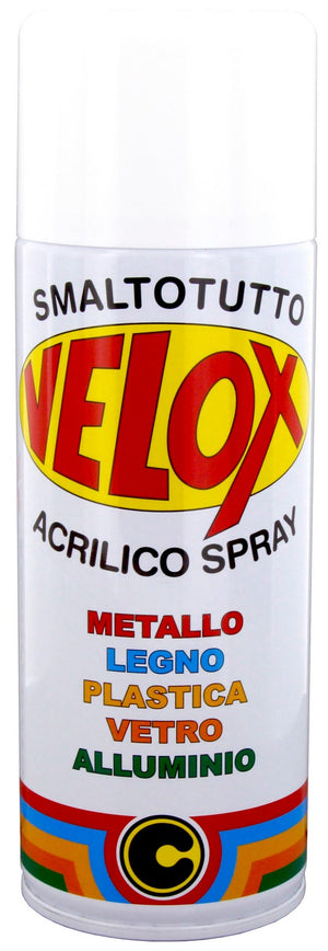 6pz velox spray nitro bianco lucido n.123 cod:ferx.16360