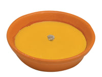 citronella candela per esterno in coccio di terracotta antivento cm 18 cod:ferx.16438.stock.s