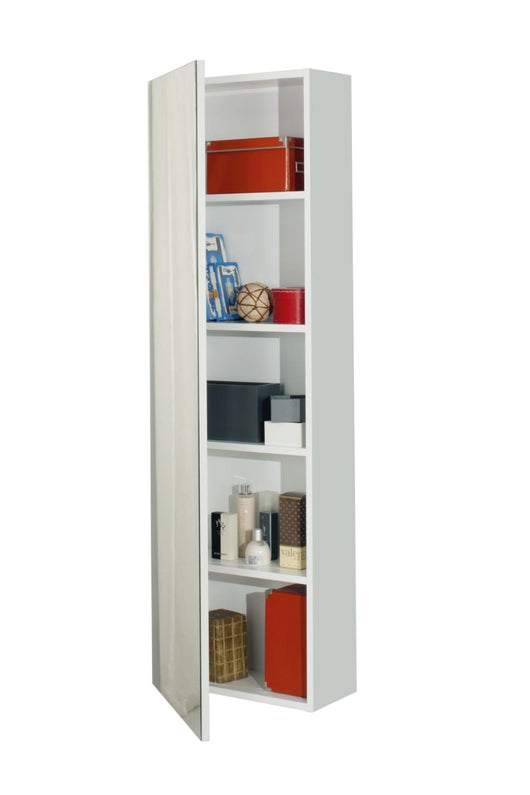 Scarpiera Libreria 5 Ripiani in Melaminico 52,5x23x160cm TFT Sc Bianca Specchio