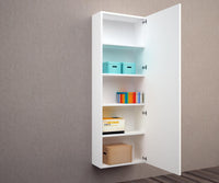 Scarpiera Libreria 5 Ripiani in Melaminico 52,5x23x160cm TFT Sc Bianca Specchio