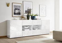 Mobile Buffet in Melaminico 240x42x84cm TFT Blossom Bianco